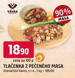 Trefa Tlačenka z pečeného masa nabídka
