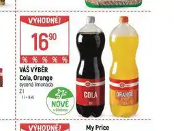Globus Cola, orange nabídka