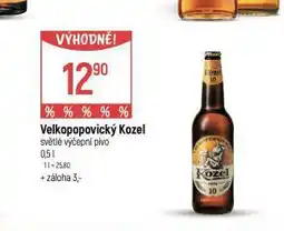 Globus Pivo velkopopovický kozel 10 nabídka