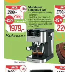 Globus Rohnson pákový kávovar nabídka