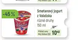 Globus Smetanový jogurt z valašska nabídka