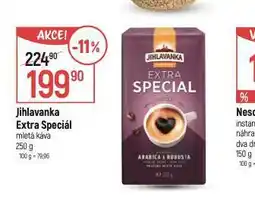 Globus Jihlavabka extra speciál mletá káva nabídka