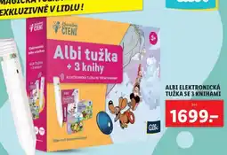 Lidl Albi elektronická tužka se 3 knihami nabídka