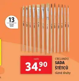 Lidl Sada štětců nabídka
