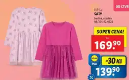 Lidl Šaty nabídka