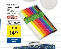 Tesco Koh-i-noor krepový papír nabídka
