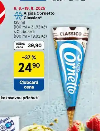 Tesco Algida cornetto classico nabídka