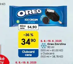 Tesco Oreo zmrzlina nabídka