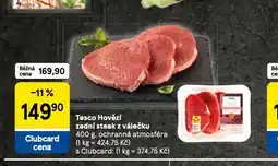 Tesco Hovězí zadní steak z válečku nabídka