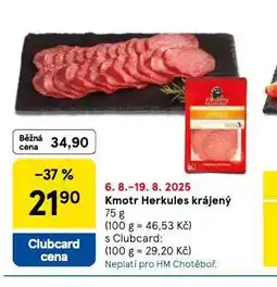 Tesco Kmotr hekules krájeneý nabídka