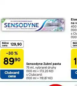 Tesco Sensodyne zubní pasta nabídka