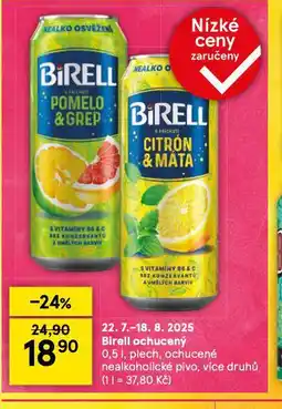 Tesco Birell ochucený nabídka