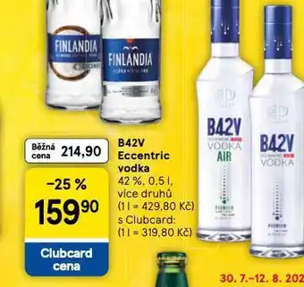 Tesco B42v eccentric vodka nabídka