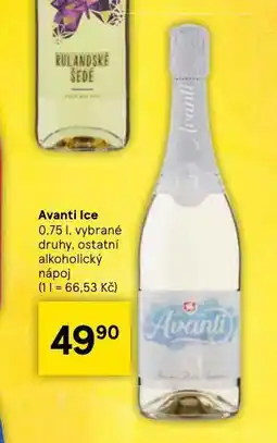 Tesco Avanti ice nabídka