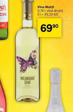 Tesco Víno motýl nabídka