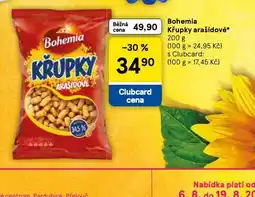 Tesco Bohemi křupky arašídové nabídka