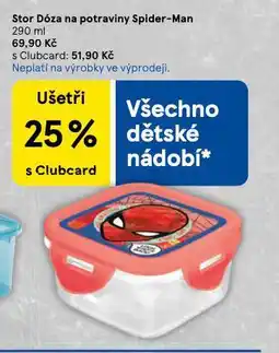 Tesco Dóza na potraviny nabídka