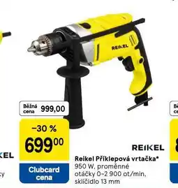 Tesco Reikel příklepová vrtačka nabídka