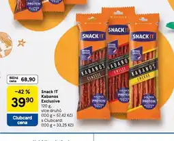 Tesco Snack it kabanos exclusive nabídka