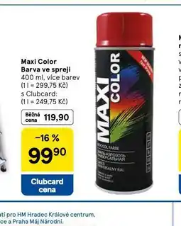 Tesco Maxi color barva ve spreji nabídka