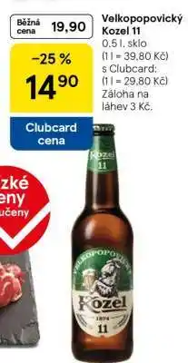 Tesco Velkopopovický Kozel 11 nabídka