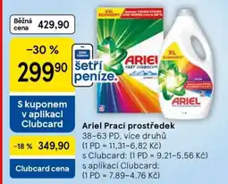 Tesco Ariel prací prostředek nabídka
