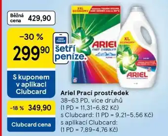 Tesco Ariel prací prostředek nabídka