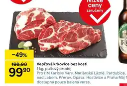 Tesco Vepřová krkovice bez kosti nabídka