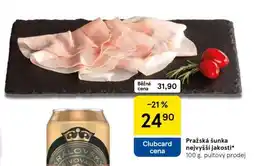 Tesco Pražská šunka nejvyšší jakosti nabídka