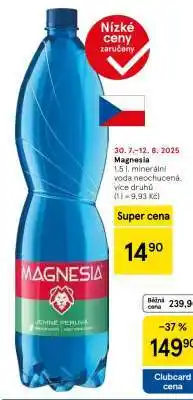 Tesco Magnesia nabídka