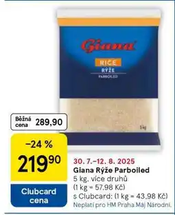Tesco Giana Rýže Parboiled nabídka