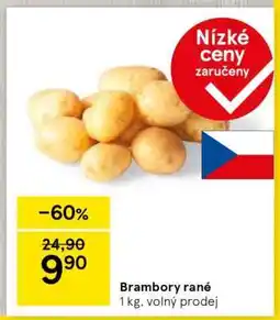 Tesco Brambory rané nabídka