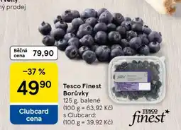 Tesco Tesco Finest Borůvky nabídka