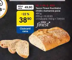 Tesco Tesco Finest Rustikální chléb z kamenné pece nabídka