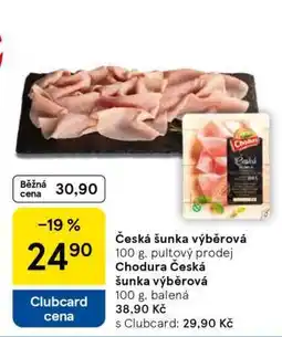 Tesco Česká šunka výběrová nabídka