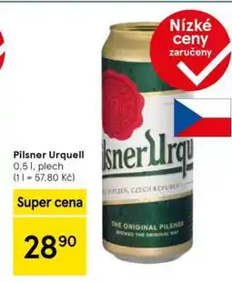 Tesco Pilsner Urquell nabídka