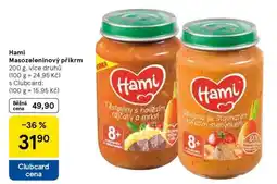 Tesco Hami masozeleninový příkrm nabídka