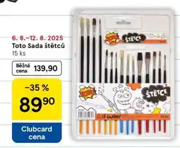 Tesco TOTO Sada štětců nabídka