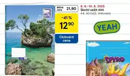Tesco Školní sešit 444 nabídka
