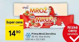 Tesco Prima Mrož Zmrzlina nabídka