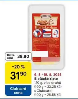 Tesco Blaťácké zlato nabídka