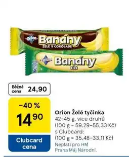 Tesco Orion Želé tyčinka nabídka
