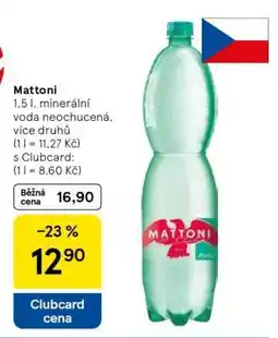 Tesco Mattoni nabídka