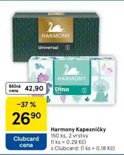 Tesco Harmony Kapesníčky nabídka