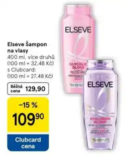 Tesco Elseve šampon na vlasy nabídka
