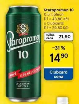 Tesco Staropramen 10 nabídka
