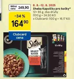 Tesco Sheba kapsičky pro kočky nabídka