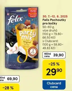 Tesco Felix Pochoutky pro kočky nabídka
