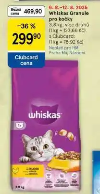 Tesco Whiskas Granule pro kočky nabídka