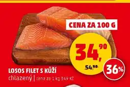 Penny Market Losos – filet s kůží nabídka